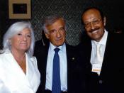 English: Dr. Mashkevitch and Nobel Peace Prize Winner Elie Wiesel