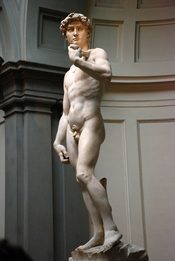 English: Michelangelo's David