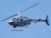 Los Angeles Police Department (LAPD) Bell 206 Jetranger helicopter