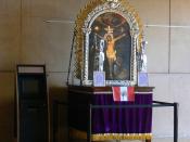 Roman Catholic Cathedral of Our Lady of the Angels, Los Angeles, California Altar of the Lord of Miracles (