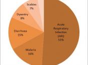 Pie chart showing infectious diseases in Pakistan (2006). Data from the website of Ministry of Health (Pakistan). Made using Microsoft Word 2007 and Paint.