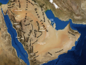 Major tribes Arabia at the dawn of Islam.