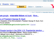 Screenshot of Yahoo! search results for 
