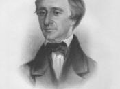 English: crayon portrait of Henry David Thoreau as a young man