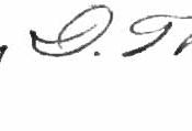 English: Signature of author Henry David Thoreau