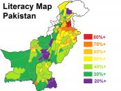 Literacy Map Pakistan