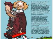 English: WikiWorld comic based on articles about John Calvin, Thomas Hobbes and the Calvin and Hobbes comic strip