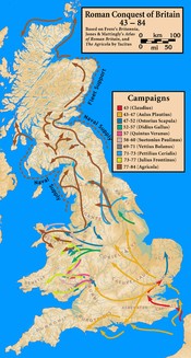 Campaigns in the Roman Conquest of Britain, 43 — 84