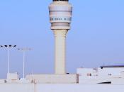 Control tower for Atlanta's Hartsfield-Jackson International Airport