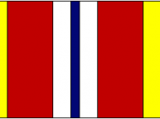 English: The US Coast Guard Overseas Service Ribbon