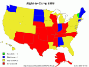 History of handgun carry permit laws, 1986-present.