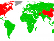 English: Member States (green) of the Forced Labour Convention. ILO members that did not ratify are shown in red.