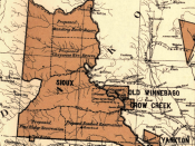 Great Sioux Reservation. 1888 Map showing the location of the Indian reservations within the limits of the United States and territories, compiled from official and other authentic sources, under the direction of the Hon. Jno. H. Oberly, Commissioner of I