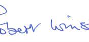 The signature of Prof. The Lord Winston.