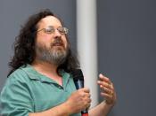 Richard Stallman - conférence sur le libre à la biennale du design de Saint Etienne