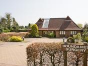 English: Boundaries Surgery, Winchester Road Also offering physiotherapy and cognitive therapy. See http://www.boundaries-surgery.com/ .