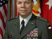 English: GEN Colin Powell, FORSCOM Commander