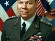 U.S. Army General Colin Powell, Chairman of the Joint Chiefs of Staff