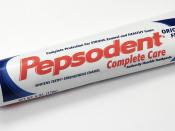Pepsodent toothpaste