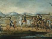 October 14: Washington reviews the army assembled against the Whiskey Rebellion