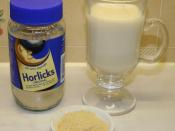 A jar, mug and a couple of teaspoons of Horlicks from the UK in 2007