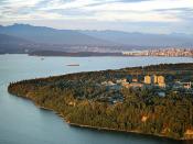 English: An aerial view of the UBC campus.