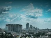 The skyline of Karachi