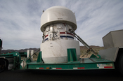English: Nuclear Waste Container coming out of Nevada Test Site on public roads, March 2010