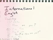English: Conversational American English, Lesson 1: Greetings. This slide gives 