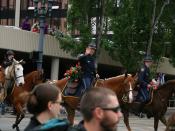 English: Mounted law enforcement