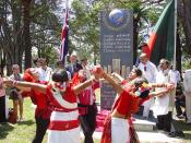 English: International Mother Language Day Monument, Ashfield Park, Sydney