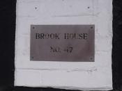 Brook House, 47 High Street, Henley-in-Arden - sign