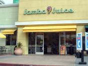 English: A Jamba Juice smoothie store in Santa Clara.