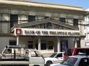 English: A branche office of the Bank of the Philippine Islands in a busy street in Cebu City, Philippines Nederlands: Een vestiging van de Bank of the Philippines Islands in een drukke straat in Cebu City, Filipijnen