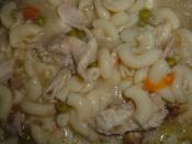 Homemade chicken soup