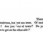 An 1847 version of the joke was most likely its first appearance in print
