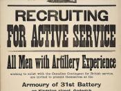 Proclamation : G. R. : recruiting for active service