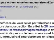 English: French bank account phishing attempt.