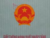 Tiếng Việt: Giấy thông hành do chính quyền Việt Nam cấp dành cho công dân Việt Nam đi lại qua biên giới Việt-Trung 1 lần trong ngày.