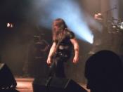 English: Photo of Charles Hedger of Cradle of Filth takena t Congress Theater, Chicago, IL.