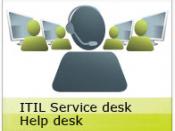 English: ITIL Service Desk