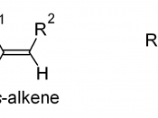 Reduction of alkynes to alkenes