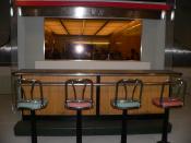 A section of lunch counter from the Greensboro, North Carolina Woolworth's where the Greensboro sit-ins began is now preserved in the Smithsonian Institution National Museum of American History. A section of lunch counter now appears in the display of the