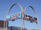Billboards - Coventry University: A World of Opportunity  and The Three Musketeers in 3D