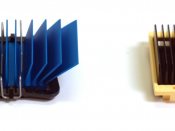 English: Two clip heat sink attachment methods, namely the maxiGRIP (left) and Talon Clip (right).