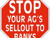 Stop your AG's sellout to banks