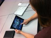English: iPads offer a variety of software
