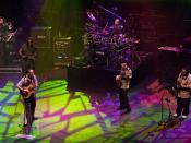 English: A photo of the entire Dave Matthews Band in action at the Palais Theatre in Melbourne during their first tour of Australia.
