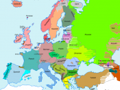 English: Rectified map: Languages of Europe Français : Carte rectifiée des langues d'Europe (Anglais)