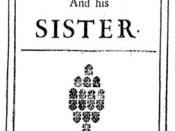 English: Aphra Behn, Love Letters Between a Noble Man and His Sister, 1684.
